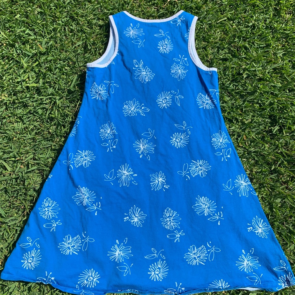 🌸💙👗 Blue Flower Dress for Little Missy - Picture 7 of 7
